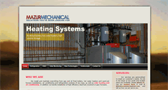 Desktop Screenshot of mazurmechanical.com